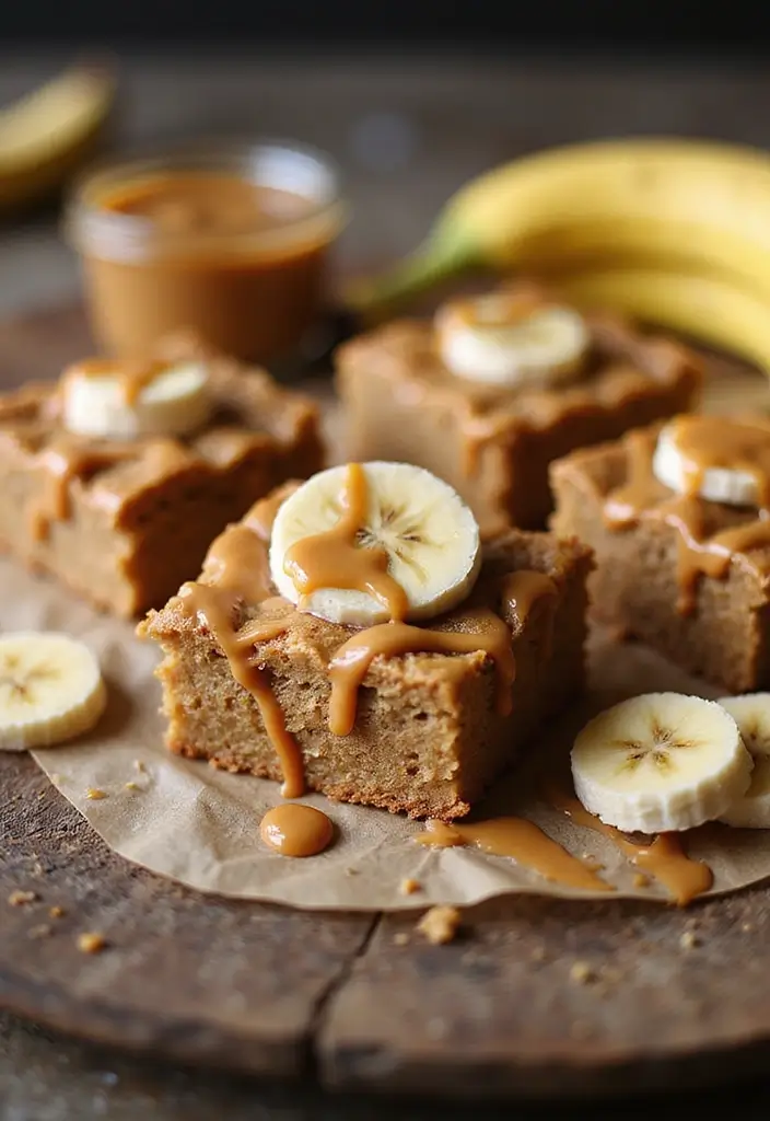 25 Gluten-Free Dessert Bar Recipes for a Crowd Perfect for Parties and Potlucks 111 25 Gluten-Free Dessert Bar Recipes for a Crowd Perfect for Parties and Potlucks - 19. Peanut Butter Banana Bars