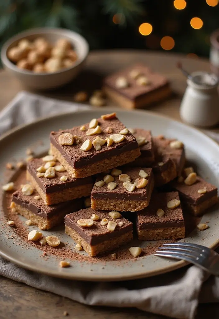 25 Gluten-Free Dessert Bar Recipes for a Crowd Perfect for Parties and Potlucks 146 25 Gluten-Free Dessert Bar Recipes for a Crowd Perfect for Parties and Potlucks - 24. Hazelnut Chocolate Crunch Bars