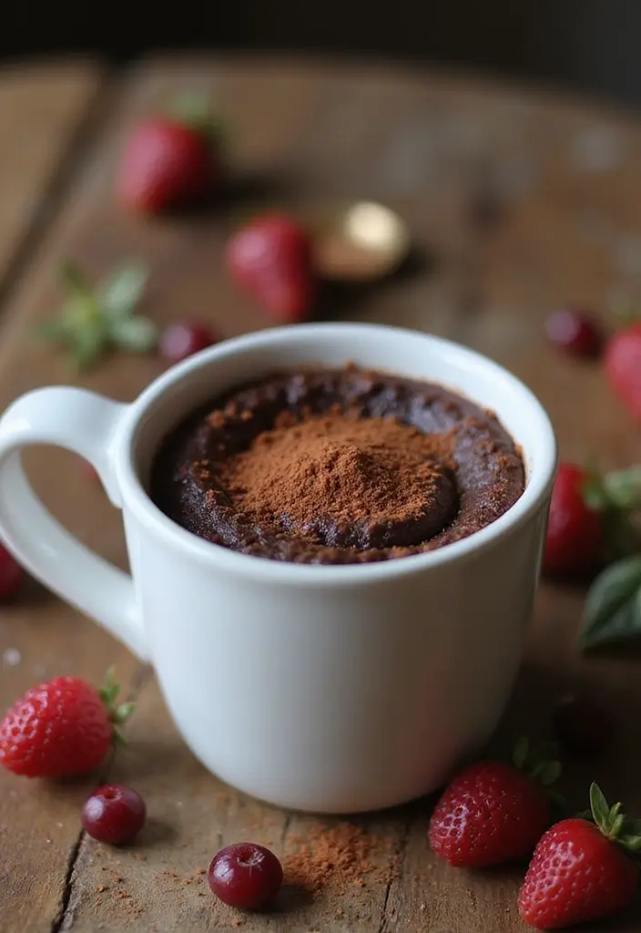 25 Healthy Dessert Recipes for One When You Want a Sweet Treat Solo 1 25 Healthy Dessert Recipes for One When You Want a Sweet Treat Solo - 1. Vegan Chocolate Mug Cake