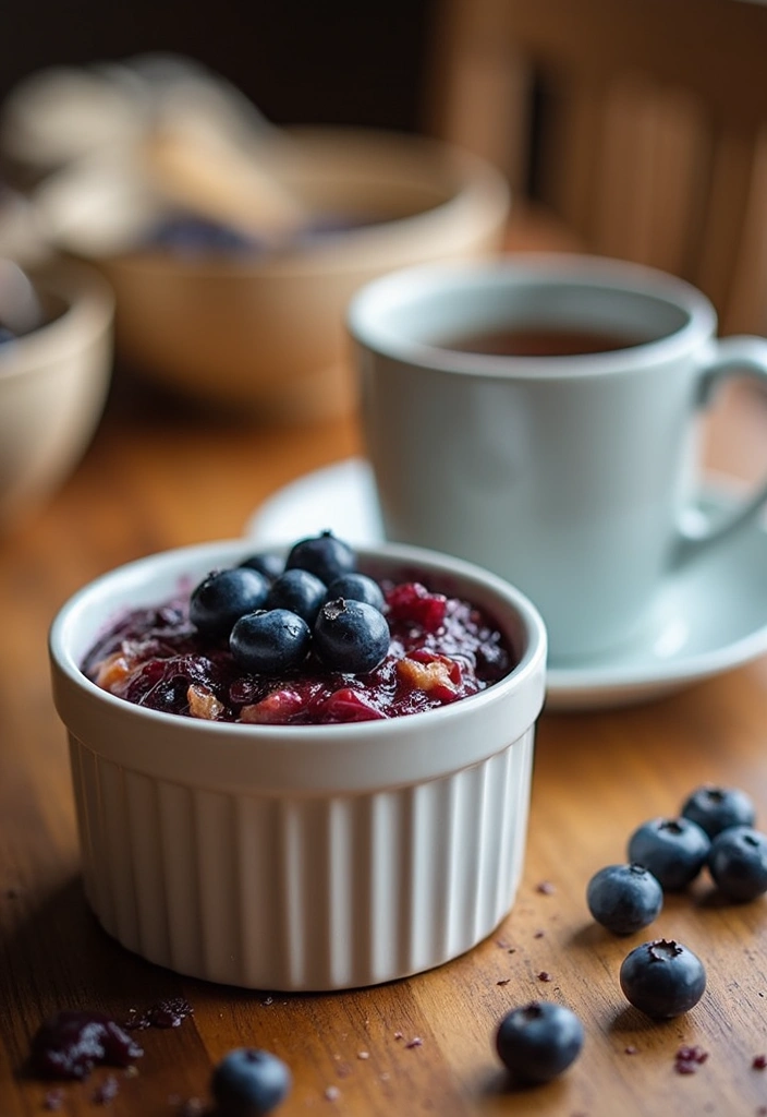 25 Healthy Dessert Recipes for One When You Want a Sweet Treat Solo 113 25 Healthy Dessert Recipes for One When You Want a Sweet Treat Solo - 18. Blueberry Oatmeal Bake
