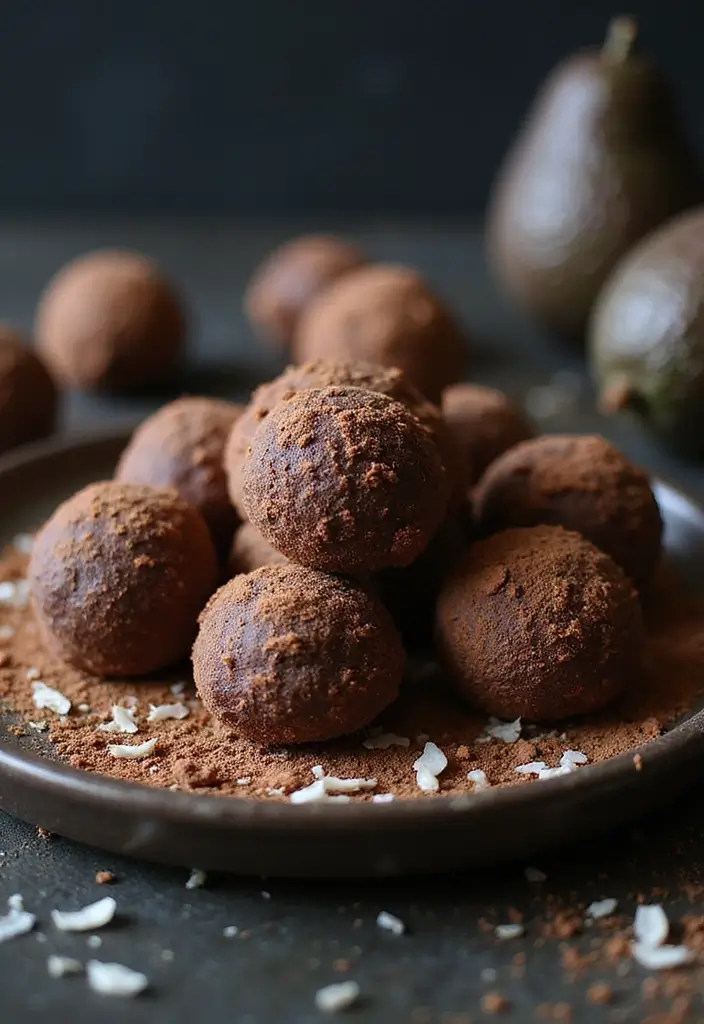 25 Healthy Dessert Recipes for One When You Want a Sweet Treat Solo 148 25 Healthy Dessert Recipes for One When You Want a Sweet Treat Solo - 23. Raw Chocolate Avocado Truffles