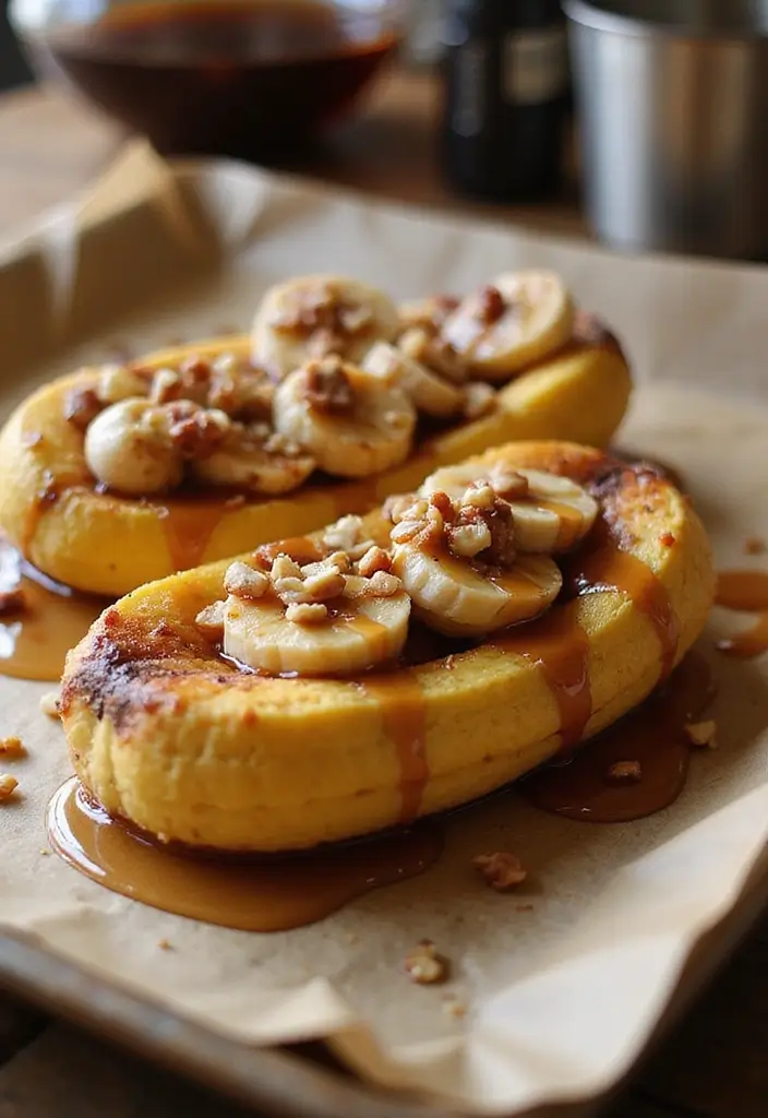 25 Healthy Dessert Recipes for One When You Want a Sweet Treat Solo 155 25 Healthy Dessert Recipes for One When You Want a Sweet Treat Solo - 24. Caramelized Banana Boats
