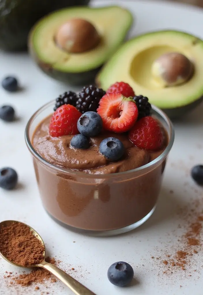 25 Healthy Dessert Recipes for One When You Want a Sweet Treat Solo 25 25 Healthy Dessert Recipes for One When You Want a Sweet Treat Solo - 5. Avocado Chocolate Mousse