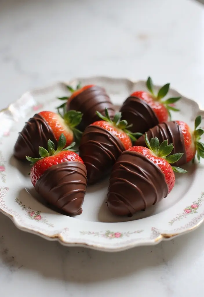 25 Low Carb Low Calorie Dessert Recipes That Still Taste Amazing 77 25 Low Carb Low Calorie Dessert Recipes That Still Taste Amazing - 13. Chocolate Dipped Strawberries
