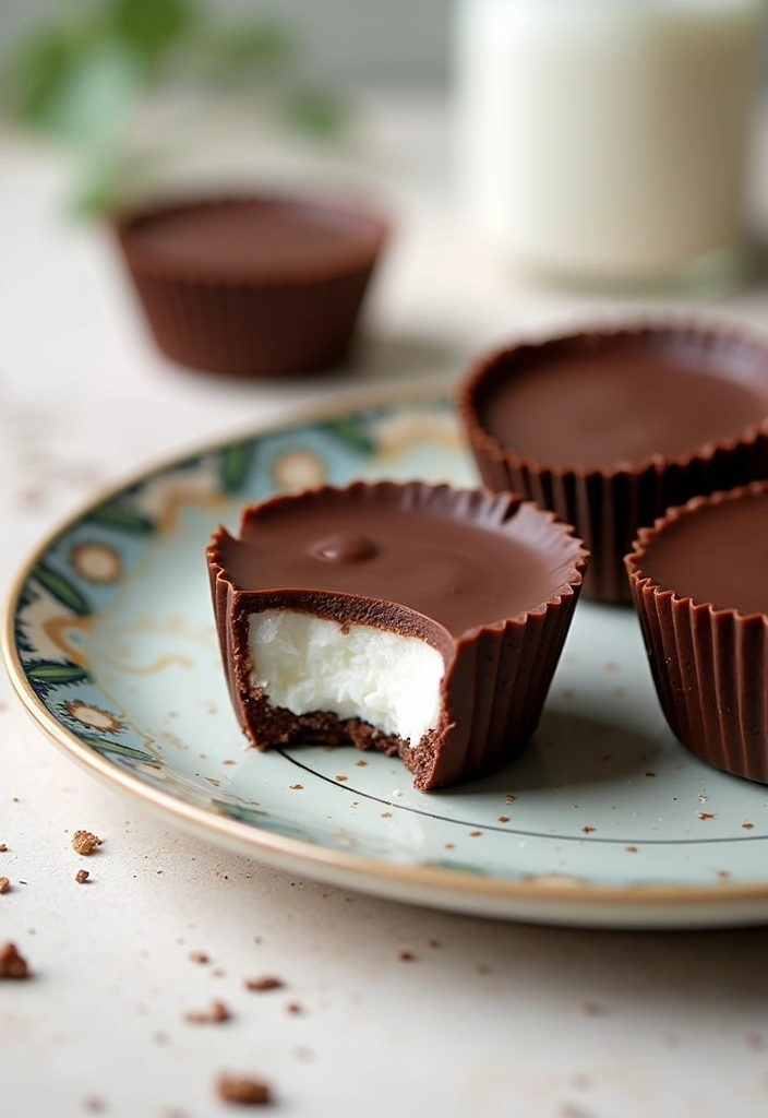 25 Low Carb Low Calorie Dessert Recipes That Still Taste Amazing 91 25 Low Carb Low Calorie Dessert Recipes That Still Taste Amazing - 15. Chocolate Coconut Cups