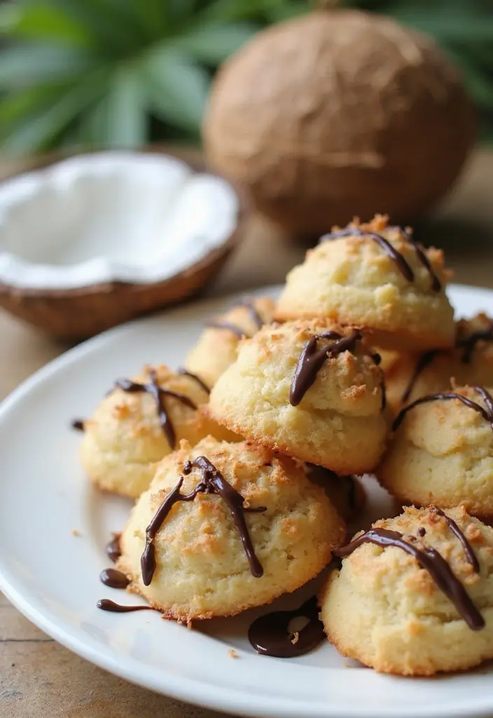 25 Low Carb Low Calorie Dessert Recipes That Still Taste Amazing 16 25 Low Carb Low Calorie Dessert Recipes That Still Taste Amazing - 4. Coconut Macaroons