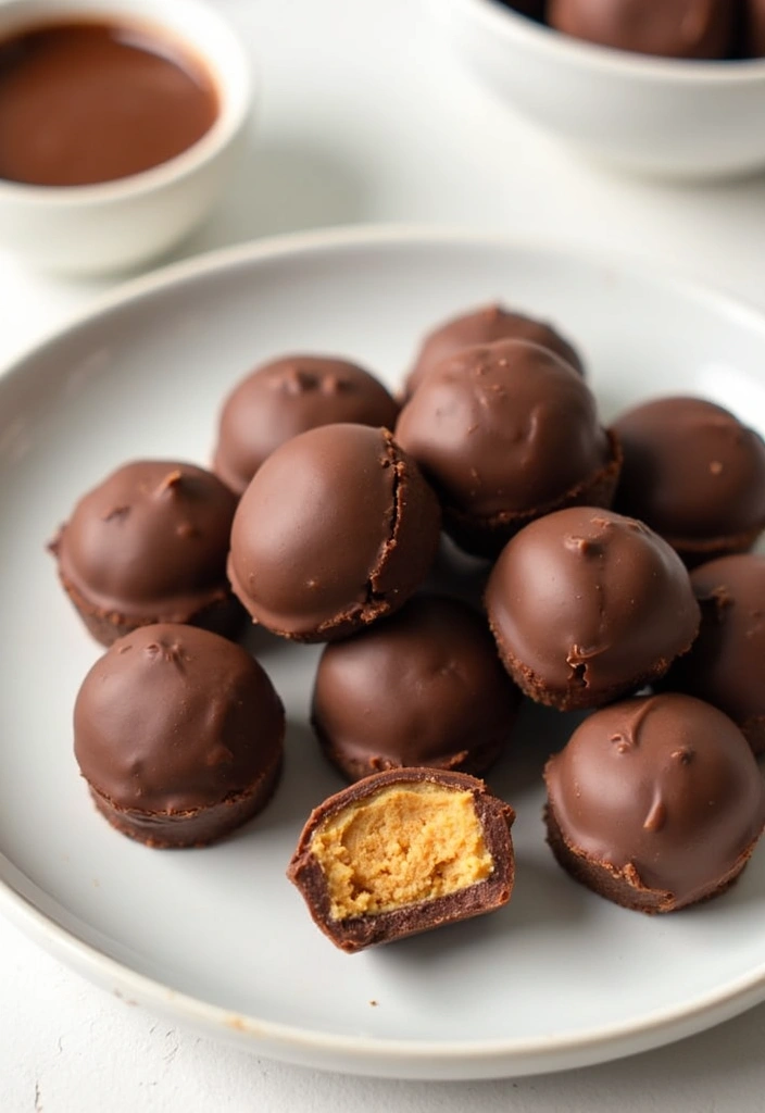 25 Low Carb Low Calorie Dessert Recipes That Still Taste Amazing 49 25 Low Carb Low Calorie Dessert Recipes That Still Taste Amazing - 9. Peanut Butter Cup Fat Bombs