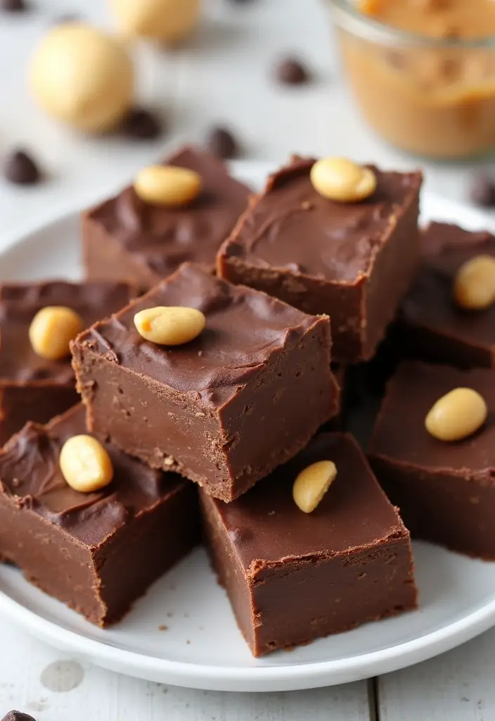 25 Simple 3-Ingredient Dessert Recipes You Can Whip Up Anytime 1 25 Simple 3-Ingredient Dessert Recipes You Can Whip Up Anytime - 1. Chocolate Peanut Butter Fudge