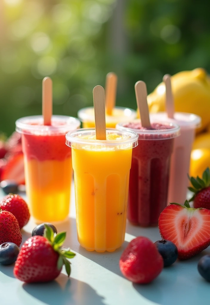 25 Simple 3-Ingredient Dessert Recipes You Can Whip Up Anytime 58 25 Simple 3-Ingredient Dessert Recipes You Can Whip Up Anytime - 10. Easy Fruit Popsicles