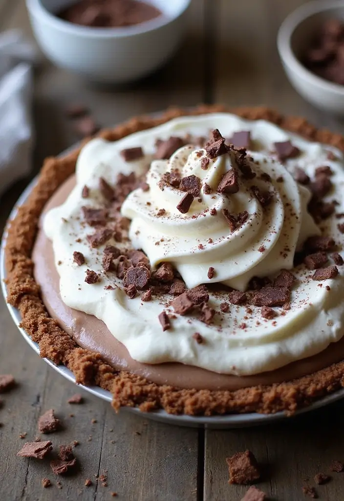 25 Simple 3-Ingredient Dessert Recipes You Can Whip Up Anytime 84 25 Simple 3-Ingredient Dessert Recipes You Can Whip Up Anytime - 14. No-Bake Chocolate Cream Pie