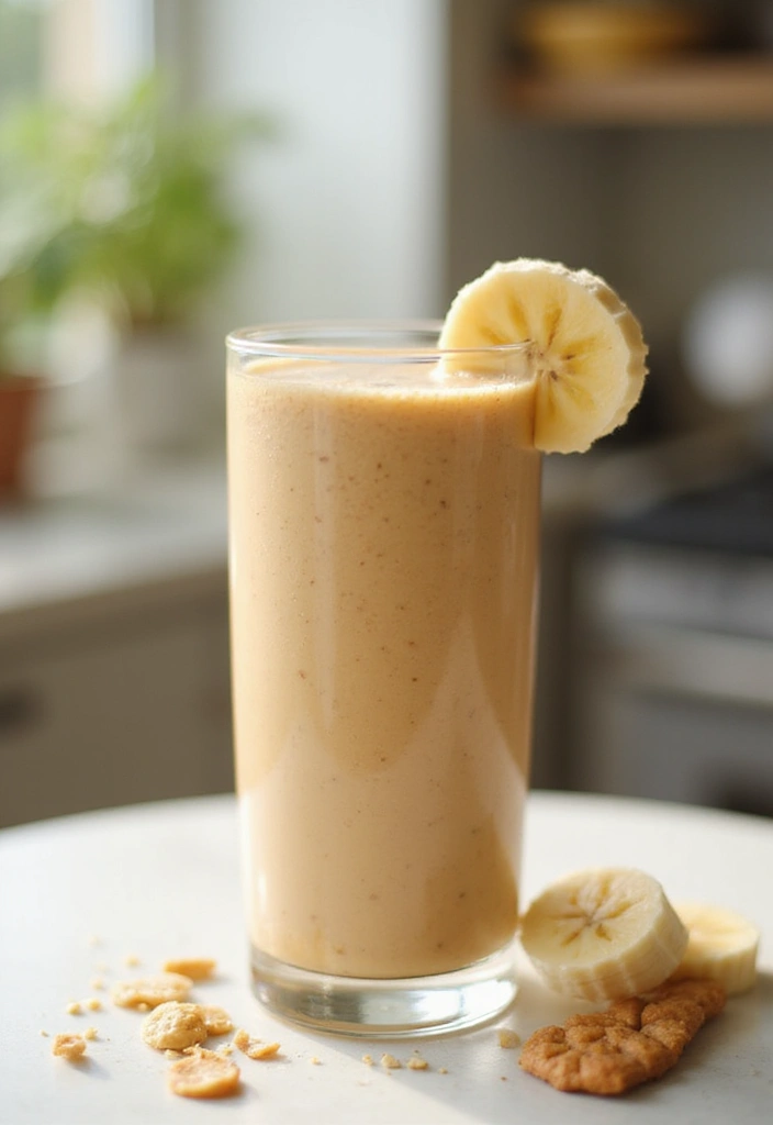 25 Simple 3-Ingredient Dessert Recipes You Can Whip Up Anytime 96 25 Simple 3-Ingredient Dessert Recipes You Can Whip Up Anytime - 16. Peanut Butter Banana Smoothie