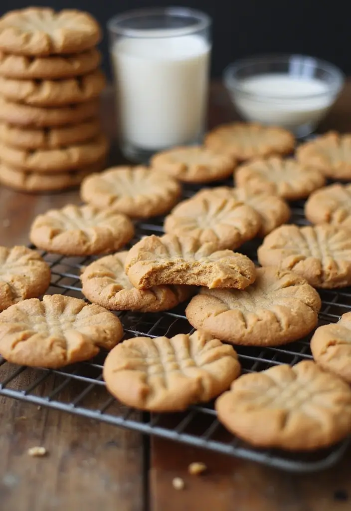 25 Simple 3-Ingredient Dessert Recipes You Can Whip Up Anytime 46 25 Simple 3-Ingredient Dessert Recipes You Can Whip Up Anytime - 8. Peanut Butter Cookies