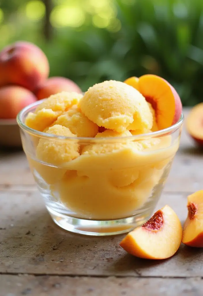 25 Simple Baking Dessert Recipes Using Only 4 Ingredients 117 25 Simple Baking Dessert Recipes Using Only 4 Ingredients - 19. 4-Ingredient Peach Sorbet