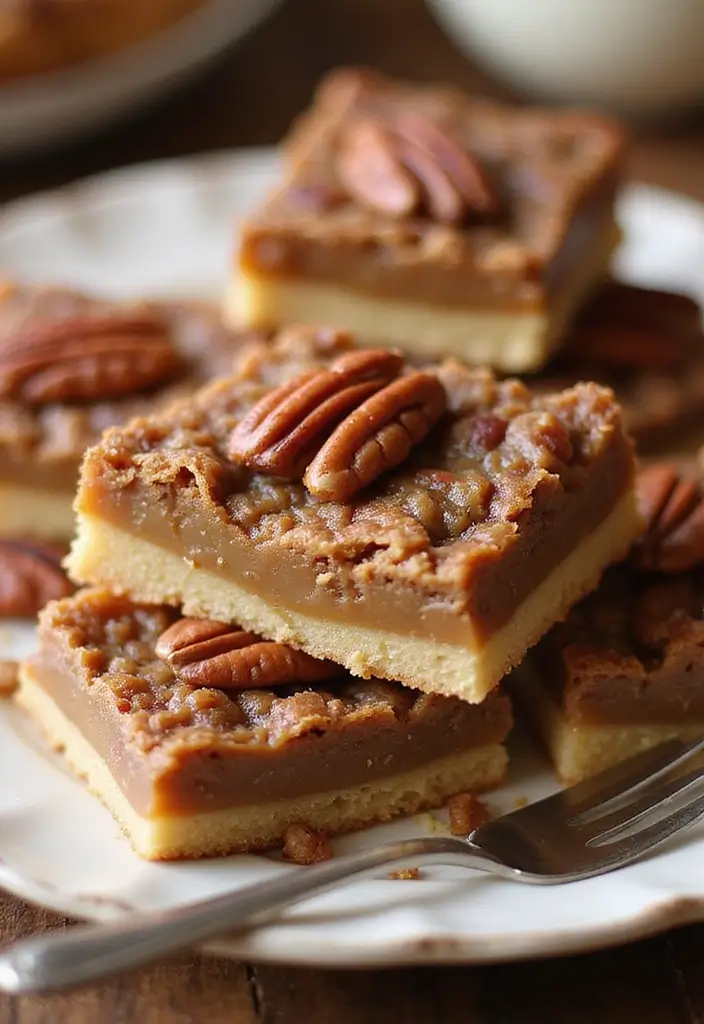 25 Simple Baking Dessert Recipes Using Only 4 Ingredients 127 25 Simple Baking Dessert Recipes Using Only 4 Ingredients - 21. 4-Ingredient Maple Pecan Pie Bars