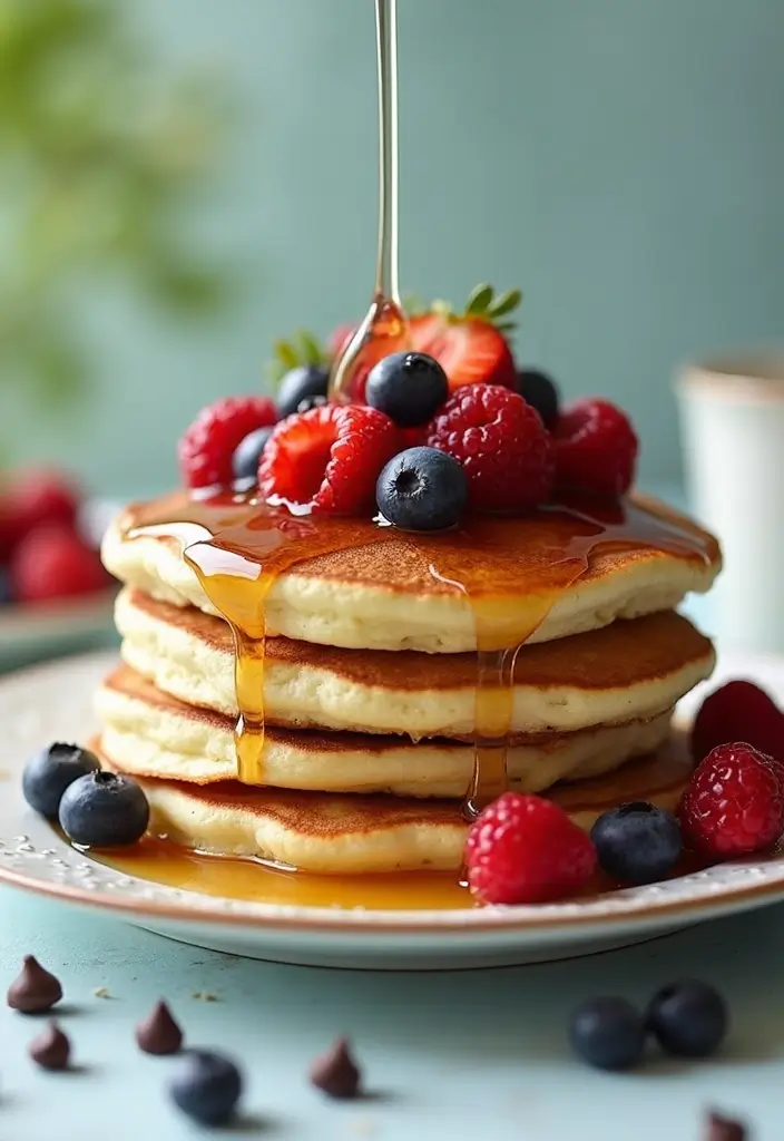 25 Simple Baking Dessert Recipes Using Only 4 Ingredients 155 25 Simple Baking Dessert Recipes Using Only 4 Ingredients - 25. 4-Ingredient Chocolate Chip Pancakes
