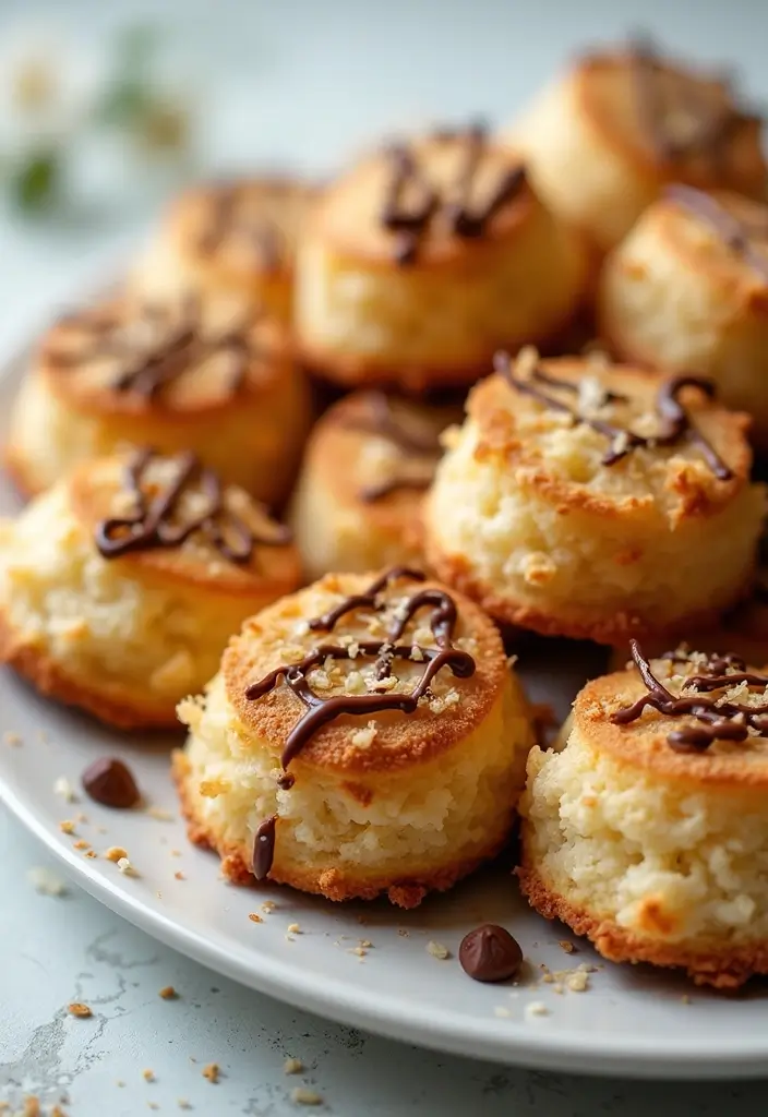 25 Simple Baking Dessert Recipes Using Only 4 Ingredients 15 25 Simple Baking Dessert Recipes Using Only 4 Ingredients - 3. 4-Ingredient Coconut Macaroons