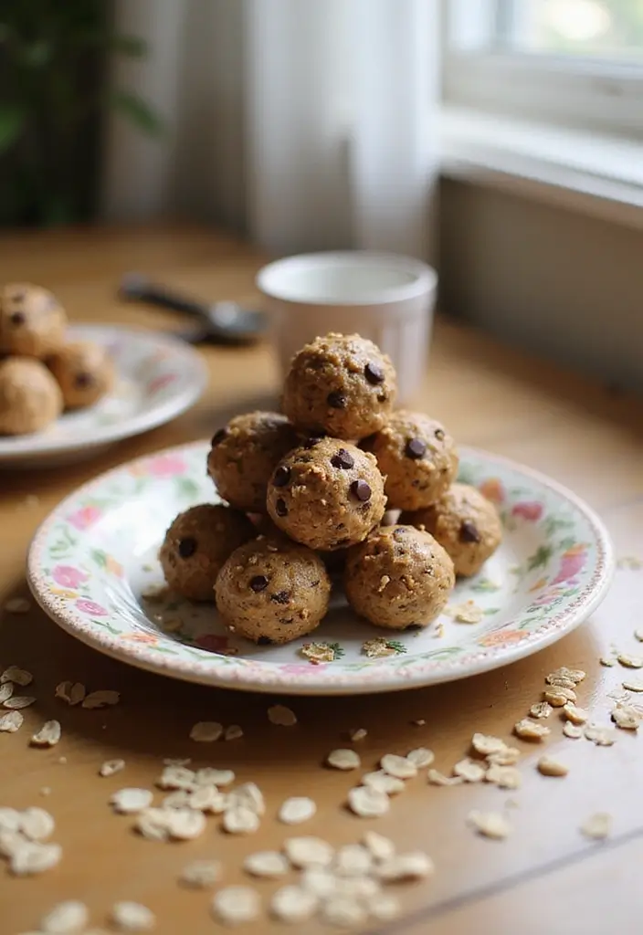 25 Simple Baking Dessert Recipes Using Only 4 Ingredients 41 25 Simple Baking Dessert Recipes Using Only 4 Ingredients - 7. Chocolate Chip Energy Bites