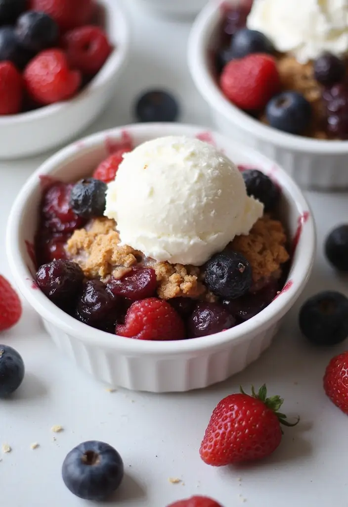 25 Simple Baking Dessert Recipes Using Only 4 Ingredients 55 25 Simple Baking Dessert Recipes Using Only 4 Ingredients - 9. 4-Ingredient Berry Crumble