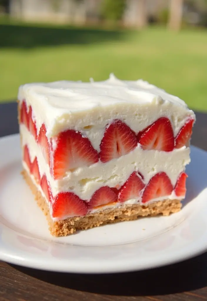 25 Strawberry Cream Cheese Dessert Recipes That Are Smooth and Sweet 68 25 Strawberry Cream Cheese Dessert Recipes That Are Smooth and Sweet - 12. Strawberry Cream Cheese Icebox Cake