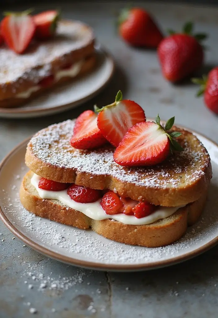 25 Strawberry Cream Cheese Dessert Recipes That Are Smooth and Sweet 101 25 Strawberry Cream Cheese Dessert Recipes That Are Smooth and Sweet - 17. Strawberry Cream Cheese Stuffed French Toast