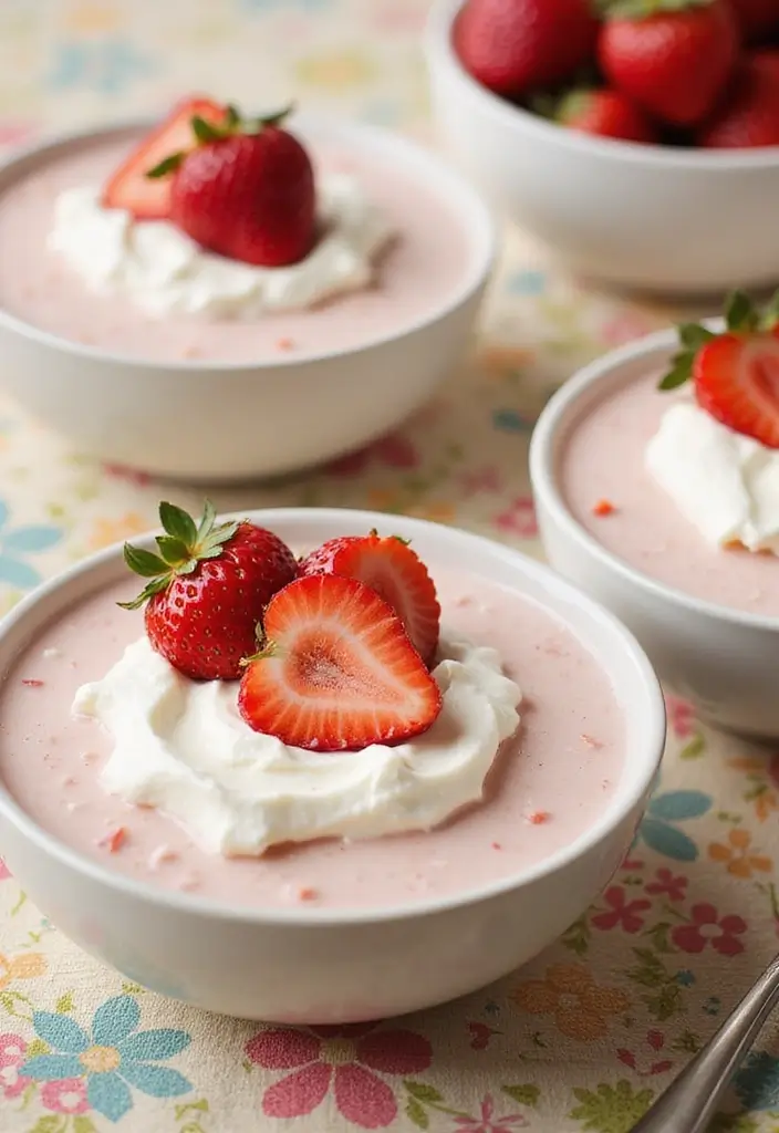 25 Strawberry Cream Cheese Dessert Recipes That Are Smooth and Sweet 122 25 Strawberry Cream Cheese Dessert Recipes That Are Smooth and Sweet - 20. Strawberry Cream Cheese Pudding