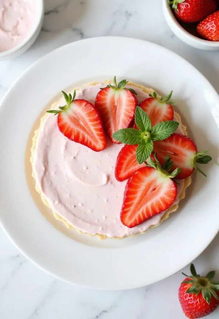 25 Strawberry Cream Cheese Dessert Recipes That Are Smooth and Sweet 18 25 Strawberry Cream Cheese Dessert Recipes That Are Smooth and Sweet - 4. No-Bake Strawberry Cream Cheese Tart