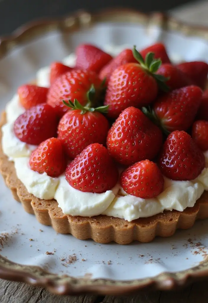 25 Strawberry Dessert Recipes That Are Easy and No-Bake 81 25 Strawberry Dessert Recipes That Are Easy and No-Bake - 13. Strawberry Hazelnut Tart