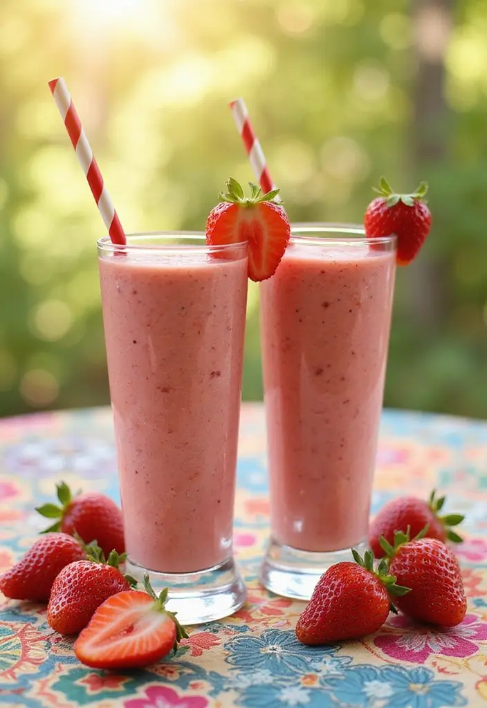 25 Strawberry Dessert Recipes That Are Easy and No-Bake 135 25 Strawberry Dessert Recipes That Are Easy and No-Bake - 21. Strawberry Nut Butter Smoothie