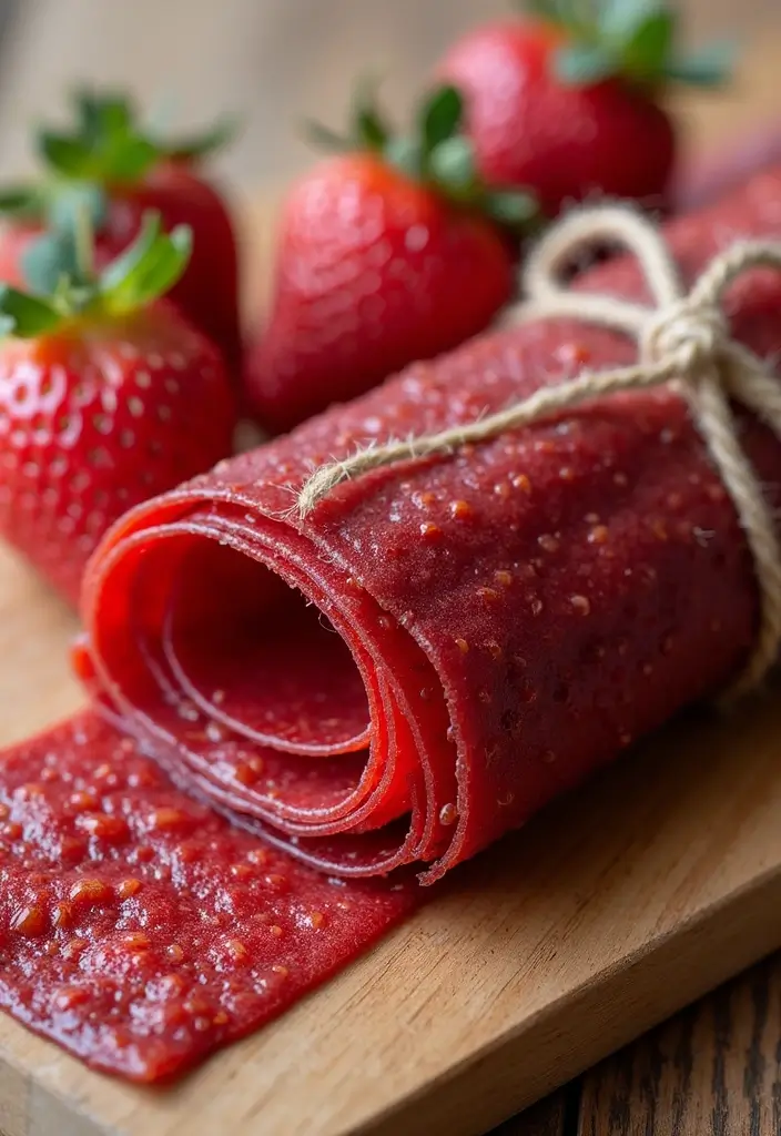 25 Strawberry Dessert Recipes That Are Easy and No-Bake 154 25 Strawberry Dessert Recipes That Are Easy and No-Bake - 24. Strawberry Fruit Leather