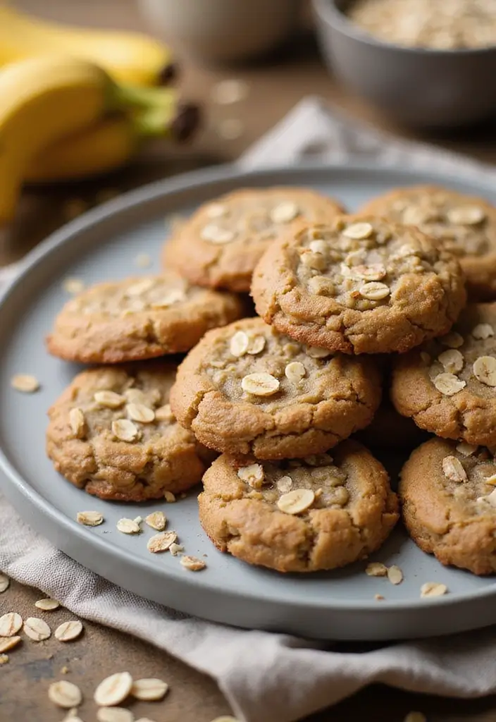 25 Vegan Gluten Free Dessert Recipes That Are Both Healthy and Tasty 1 25 Vegan Gluten Free Dessert Recipes That Are Both Healthy and Tasty - 1. Banana Oatmeal Cookies