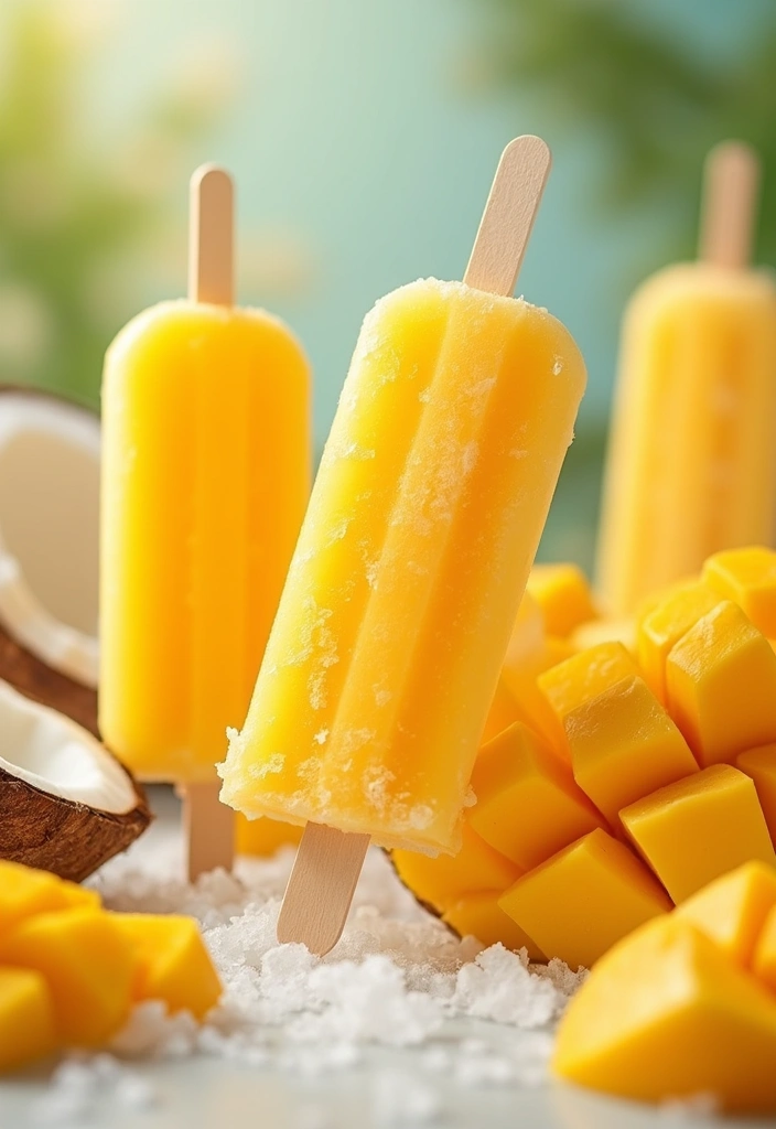 25 Vegan Gluten Free Dessert Recipes That Are Both Healthy and Tasty 85 25 Vegan Gluten Free Dessert Recipes That Are Both Healthy and Tasty - 13. Mango Coconut Popsicles