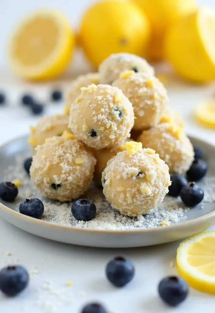 25 Vegan Gluten Free Dessert Recipes That Are Both Healthy and Tasty 90 25 Vegan Gluten Free Dessert Recipes That Are Both Healthy and Tasty - 14. Lemon Blueberry Energy Bites