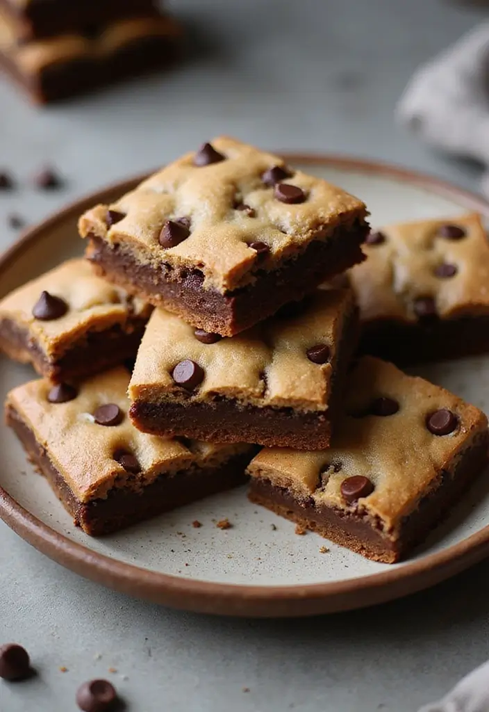 25 Vegan Gluten Free Dessert Recipes That Are Both Healthy and Tasty 95 25 Vegan Gluten Free Dessert Recipes That Are Both Healthy and Tasty - 15. Chocolate Chip Blondies