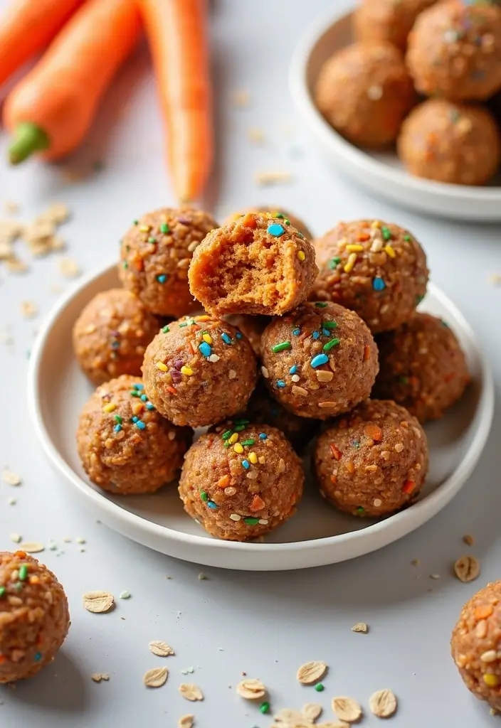 25 Vegan Gluten Free Dessert Recipes That Are Both Healthy and Tasty 109 25 Vegan Gluten Free Dessert Recipes That Are Both Healthy and Tasty - 17. Carrot Cake Energy Bites