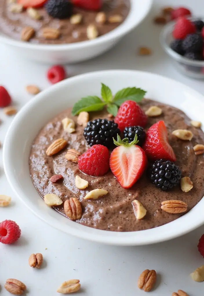 25 Vegan Gluten Free Dessert Recipes That Are Both Healthy and Tasty 144 25 Vegan Gluten Free Dessert Recipes That Are Both Healthy and Tasty - 22. Chocolate Chia Seed Pudding