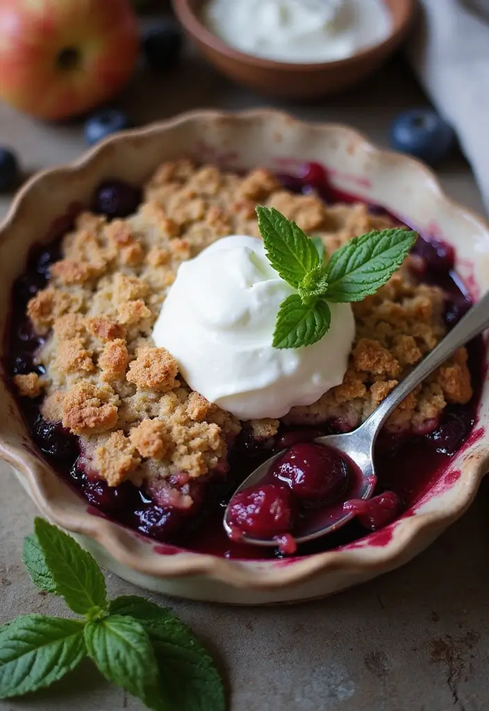 25 Vegan Gluten Free Dessert Recipes That Are Both Healthy and Tasty 151 25 Vegan Gluten Free Dessert Recipes That Are Both Healthy and Tasty - 23. Healthy Berry Crumble