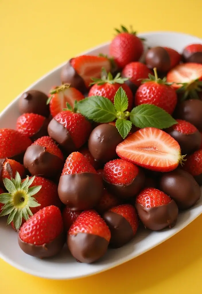 25 Vegan Gluten Free Dessert Recipes That Are Both Healthy and Tasty 158 25 Vegan Gluten Free Dessert Recipes That Are Both Healthy and Tasty - 24. Chocolate Dipped Fruit