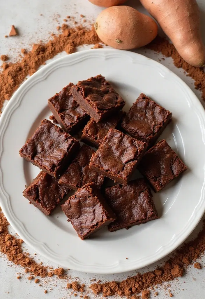 25 Vegan Gluten Free Dessert Recipes That Are Both Healthy and Tasty 36 25 Vegan Gluten Free Dessert Recipes That Are Both Healthy and Tasty - 6. Sweet Potato Brownies