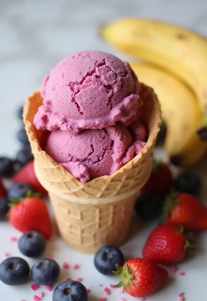 25 Vegan Gluten Free Dessert Recipes That Are Both Healthy and Tasty 43 25 Vegan Gluten Free Dessert Recipes That Are Both Healthy and Tasty - 7. Berry Vegan Ice Cream