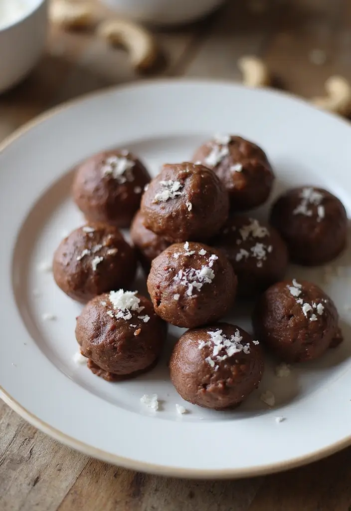 26 Gluten Free Dairy Free Dessert Recipes That Taste Absolutely Delicious 131 26 Gluten Free Dairy Free Dessert Recipes That Taste Absolutely Delicious - 21. Chocolate Cashew Energy Balls