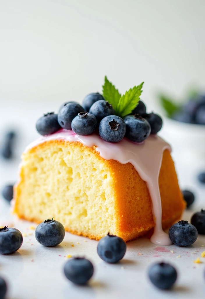 27 Angel Food Cake Dessert Recipes That Feel Light and Heavenly - 10. Blueberry Lemon Angel Food Cake