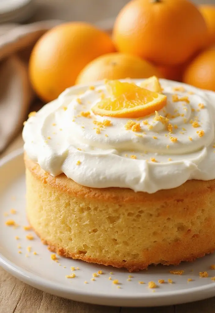 27 Angel Food Cake Dessert Recipes That Feel Light and Heavenly - 11. Orange Creamsicle Angel Food Cake