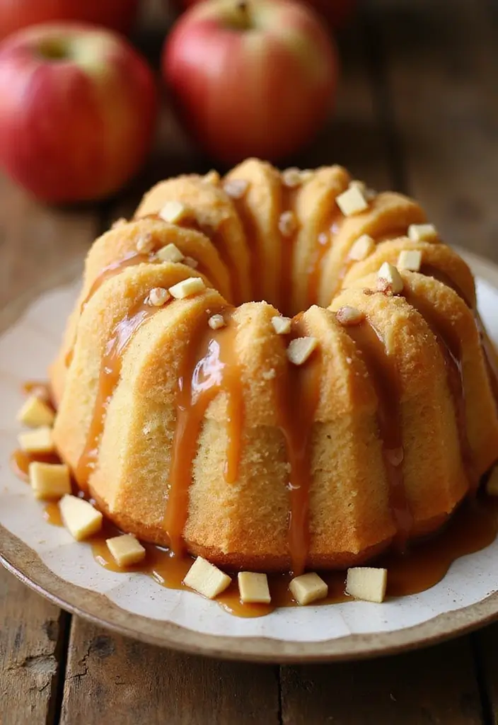 27 Angel Food Cake Dessert Recipes That Feel Light and Heavenly - 25. Caramel Apple Angel Food Cake