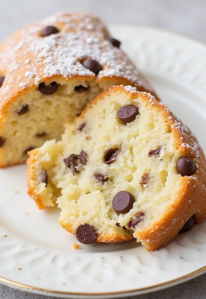 27 Angel Food Cake Dessert Recipes That Feel Light and Heavenly - 3. Chocolate Chip Angel Food Cake