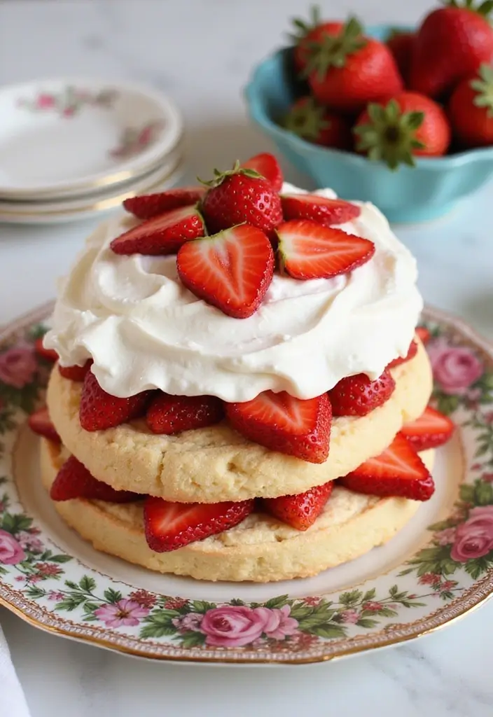27 Angel Food Cake Dessert Recipes That Feel Light and Heavenly - 4. Strawberry Shortcake Angel Food Cake