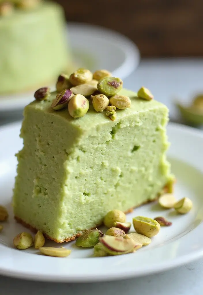 27 Angel Food Cake Dessert Recipes That Feel Light and Heavenly - 5. Pistachio Angel Food Cake