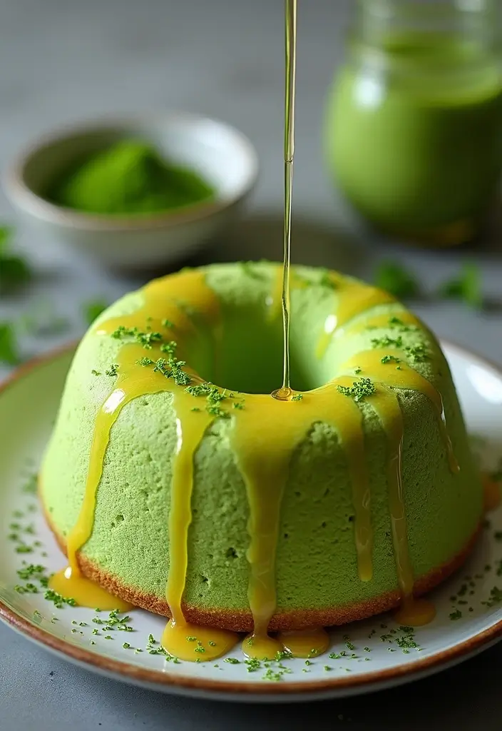 27 Angel Food Cake Dessert Recipes That Feel Light and Heavenly - 9. Matcha Green Tea Angel Food Cake