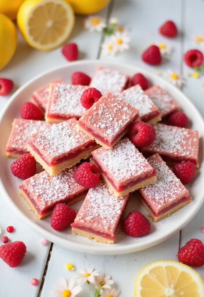27 Christmas Dessert Recipes for a Crowd That Bring Holiday Joy 135 27 Christmas Dessert Recipes for a Crowd That Bring Holiday Joy - 21. Raspberry Lemonade Bars