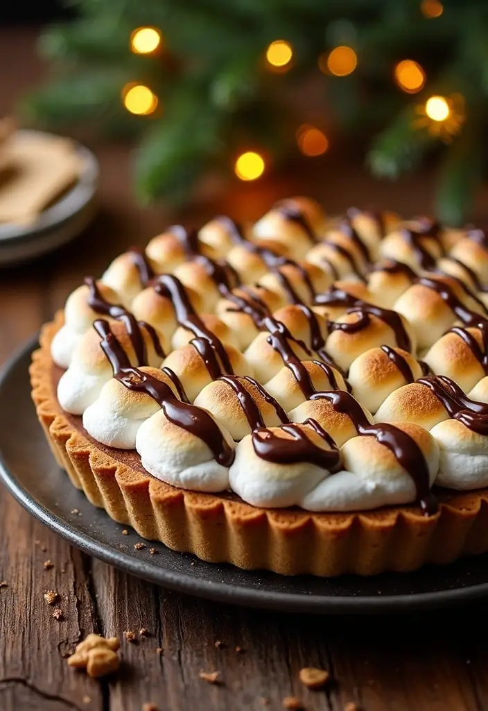 27 Christmas Dessert Recipes for a Crowd That Bring Holiday Joy 147 27 Christmas Dessert Recipes for a Crowd That Bring Holiday Joy - 23. S’mores Pie