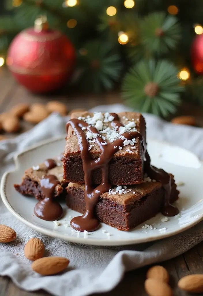 27 Christmas Dessert Recipes for a Crowd That Bring Holiday Joy 175 27 Christmas Dessert Recipes for a Crowd That Bring Holiday Joy - 27. Almond Joy Brownies